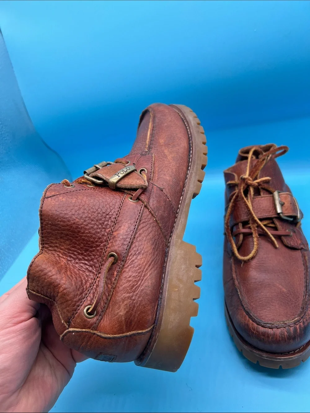 Polo Ralph Lauren Men's Brown Boots size 9 D